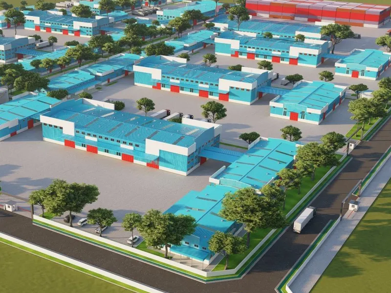 Master plan render of the Park (artist's impression)